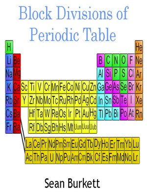 cover image of Block Divisions of Periodic Table